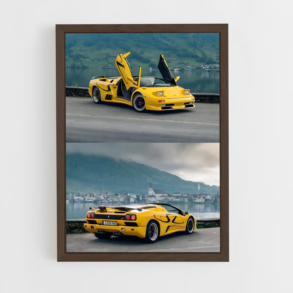 Poster Diablo sur Route – affiche Lamborghini (vue 5)